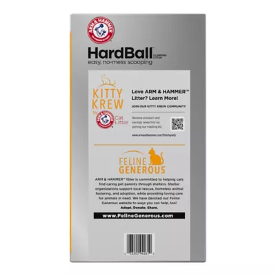 Product ARM & HAMMER Hardball Lightweight Cat Litter, Clumping, No-Mess Scooping, Multi-Cat