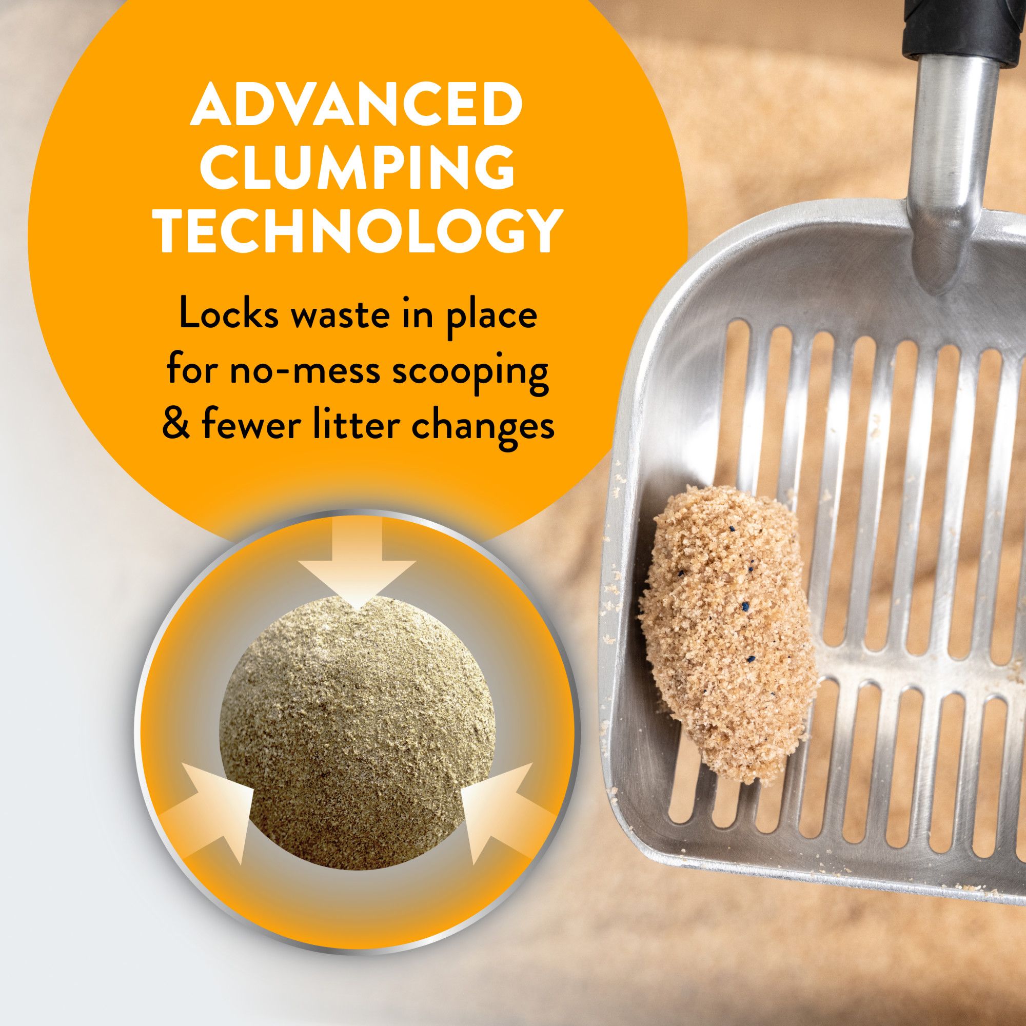 Arm & Hammer Hardball Lightweight Cat Litter, Clumping, No-Mess Scooping, Multi-Cat - thumbnail 7