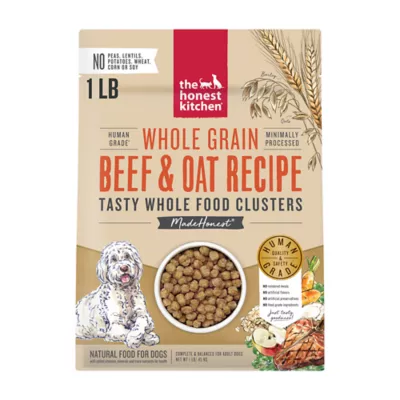 Product The Honest Kitchen Whole Grain Clusters Adult Dog Dry Food - Beef & Oat