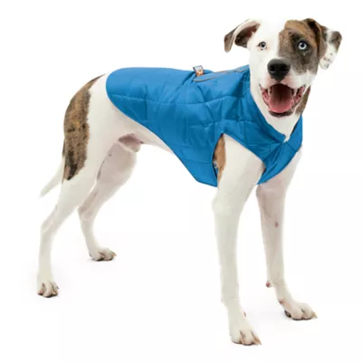 Kurgo® Loft Dog Jacket Coastal Blue Orange - Image 1
