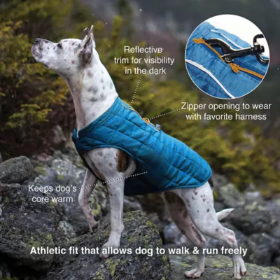 Kurgo® Loft Dog Jacket Ink Blue Sea Glass - Image 2