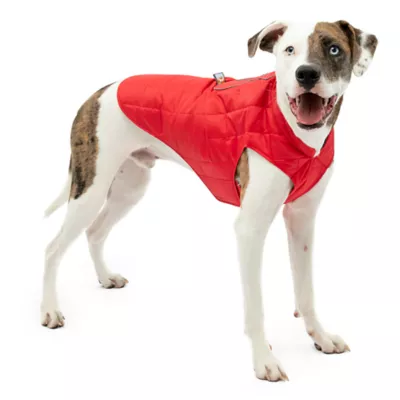 Kurgo® Loft Dog Jacket Chili Red Charcoal - Image 1