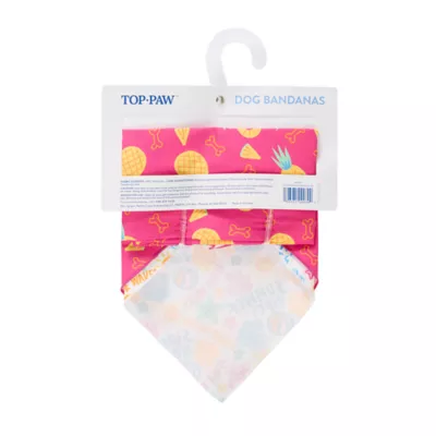 Product Top Paw® Pineapple Dog Bandanas, 2 Count
