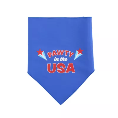 Product Top Paw® Pawty in the USA Dog Bandanas, 2 Count