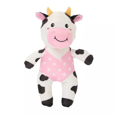 Product Joyhound® Cow Water Resistant Squeaker Plush Dog Toy