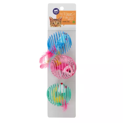 Product Whisker City® Mesh & Spring Cat Toy 3-Pack