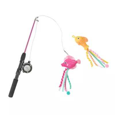 Product Whisker City® Fishing Pole Teaser Cat Toy