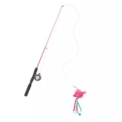 Product Whisker City® Fishing Pole Teaser Cat Toy
