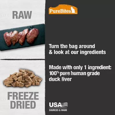 Product PureBites Cat Treats - Freeze Dried Duck 1.05oz /30g