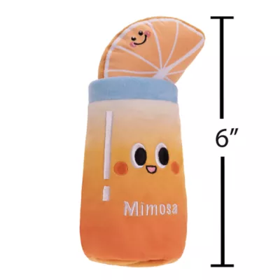 Product Millie and Ben Mimosa with Orange Nosework Plush Dog Toy 2-Pack