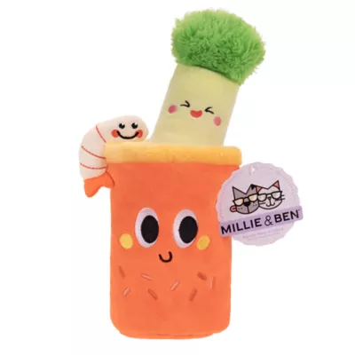 Product Millie & Ben  Bloody Mary with Celery Nosework Plush Dog Toy 2-Pack