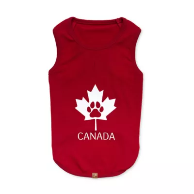Product HOTEL DOGGY "Canada" Maple leaf & Paw Jersey Tank Top