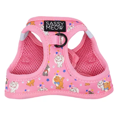 Sassy Meow Disney's The Aristocats Pink Step-In Cat Harness - Image 1