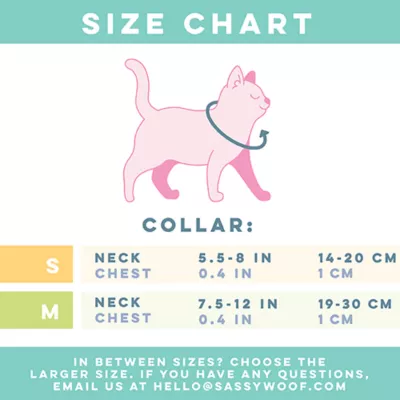 Product Sassy Meow Disney's Alice in Wonderland Cat Collar