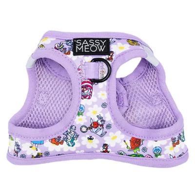 Sassy Meow Disney's Alice in Wonderland Step-In Cat Harness - Image 1