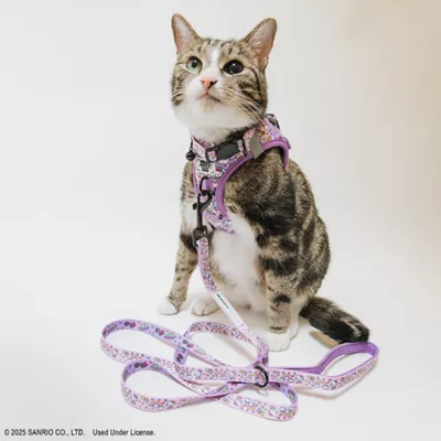 Product Sassy Meow Hello Kitty® Purple Step-In Cat Harness