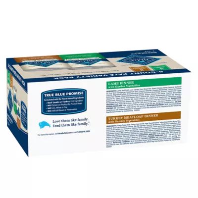 Product Blue Buffalo Homestyle Recipe Variety Pack Adult Wet Dog Food - Lamb & Turkey, 6 Count