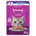 WHISKAS Favourites Adult Wet Cat Food Salmon Cuts In Gravy - Pouch, 85g image thumbnail 1