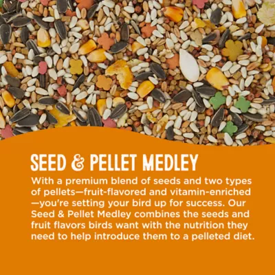 Product All Living Things Parrot Diet - Seed & Pellet Medley 2 Lbs