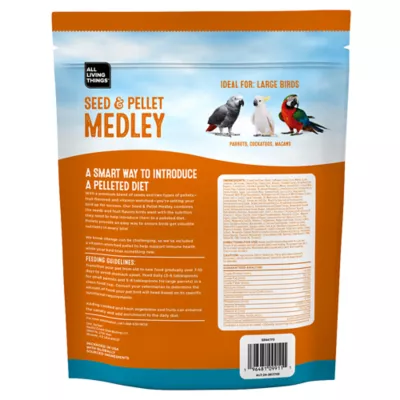 Product All Living Things Parrot Diet - Seed & Pellet Medley 2 Lbs