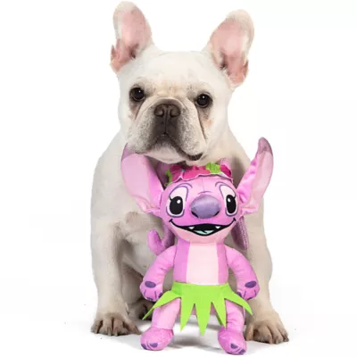 Product Disney Lilo & Stitch Angel Hula Plush Squeaker Dog Toy