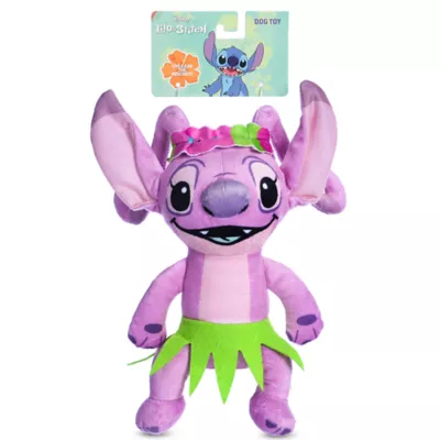 Product Disney Lilo & Stitch Angel Hula Plush Squeaker Dog Toy