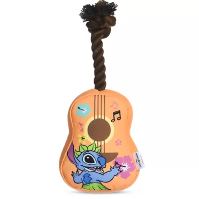 Product Disney Lilo & Stitch Ukelele Rope Squeaker Plush Dog Toy