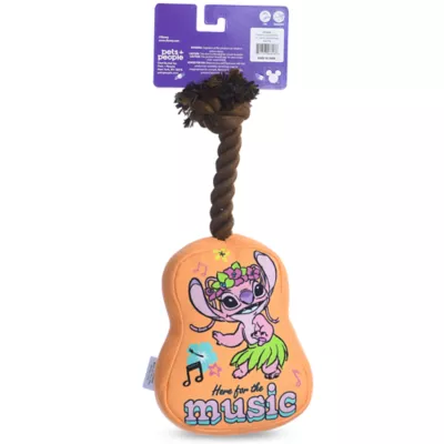 Product Disney Lilo & Stitch Ukelele Rope Squeaker Plush Dog Toy