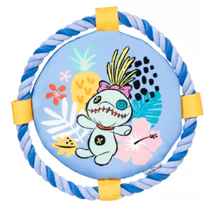 Product Disney Lilo & Stitch Scrump Floating Frisbee Rope Ring Dog Toy