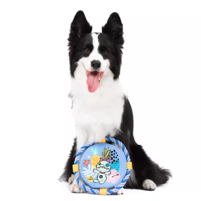 Product Disney Lilo & Stitch Scrump Floating Frisbee Rope Ring Dog Toy