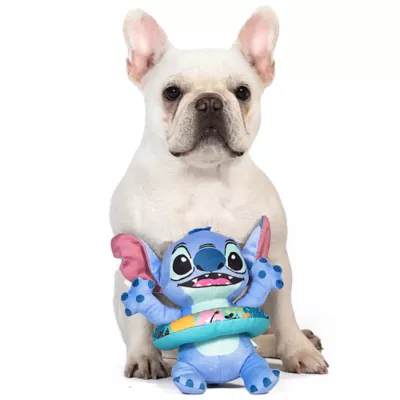 Product Disney Lilo & Stitch Lifesaver Floating Plush Dog Toy