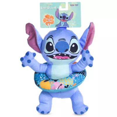 Product Disney Lilo & Stitch Lifesaver Floating Plush Dog Toy