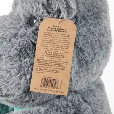 Product Petsmart Charities Chance & Friends Hippo Squeaker Plush Dog Toy