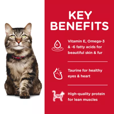 Product Hill's Science Diet Dry Cat Food Hairball Control Senior 7+ - Chicken, 15.5 lb