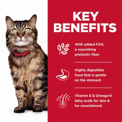 Hill's Science Diet Adult Dry Cat Food Sensitive Stomach & Skin - Chicken, 7 lb - Image 4