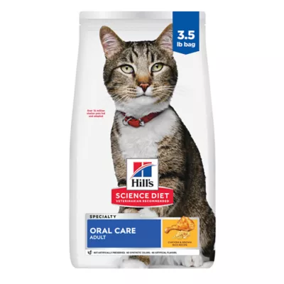 Product Hill's Science Diet Adult Dry Cat Food Oral Care  - Chicken, 7lb