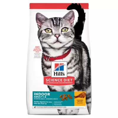 Hill's Science Diet Indoor Adult Cat Dry Food - Chicken, 15.5 lb - Image 1