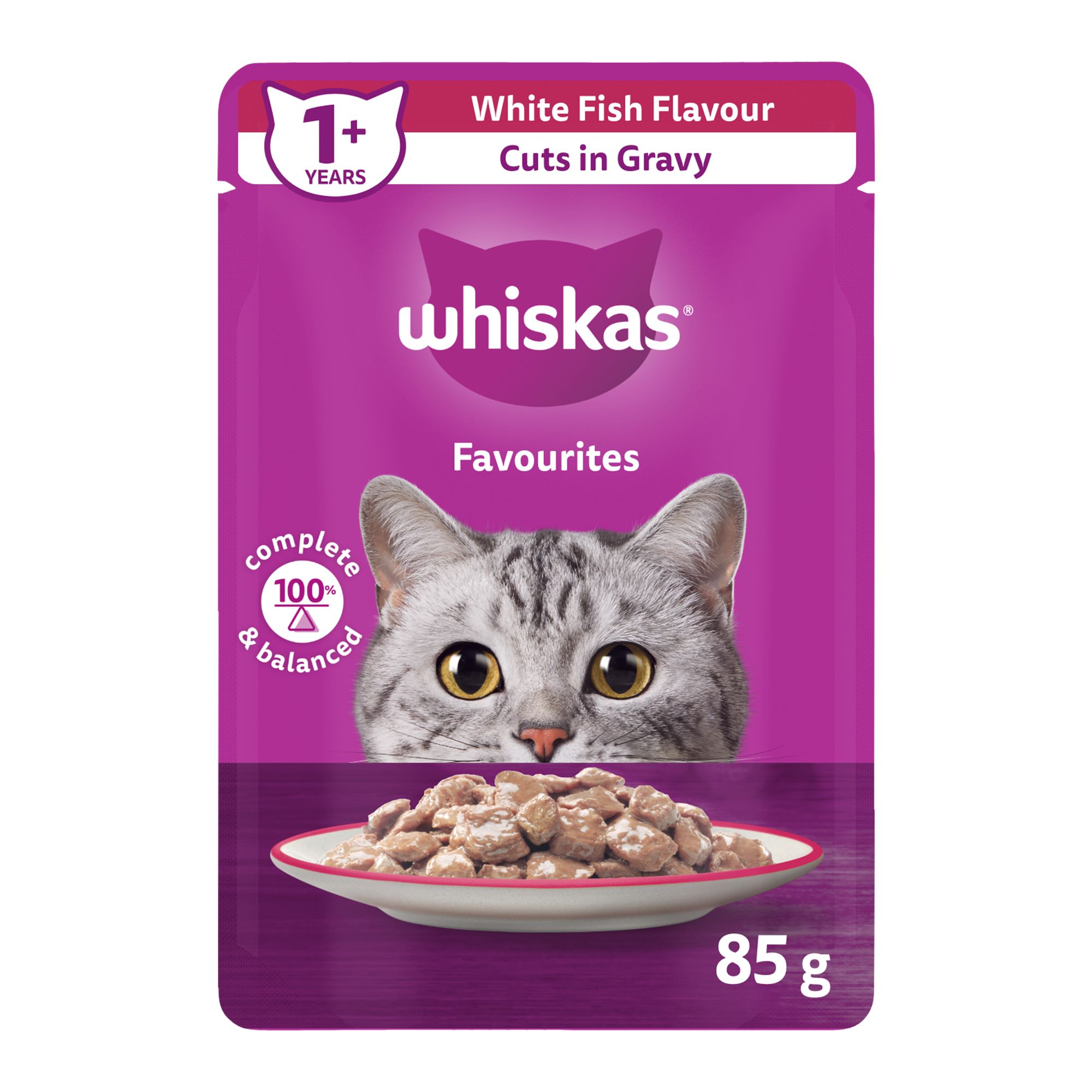 whiskas cat food pouch