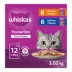 WHISKAS Favourites Adult Wet Cat Food Chicken & Salmon Cuts In Gravy - Pouch Variety Pack, 12 Count image thumbnail 1