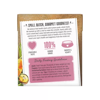 Product The Honest Kitchen Beef, Lamb & Spring Veggies Pate All Life Stages Wet Dog Food - 10.5 oz