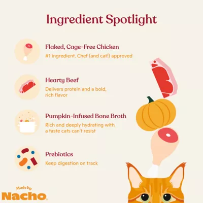 Product Made By Nacho# Flaked Adult Wet Cat Food - Natural, 3oz