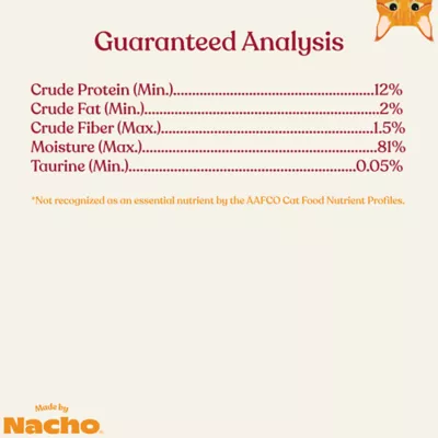 Product Made By Nacho# Flaked Adult Wet Cat Food - Natural, 3oz