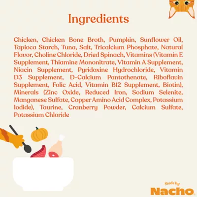 Product Made By Nacho# Flaked Adult Wet Cat Food - Natural, 3oz