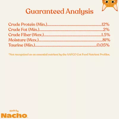 Product Made By Nacho# Flaked Adult Wet Cat Food - Natural, 3oz
