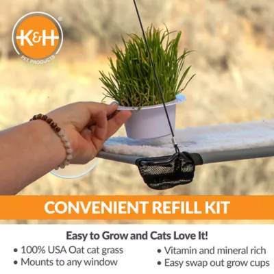 Product K&H Cat Grass Grow Station Refill Kit 2 Count