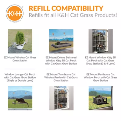 Product K&H Cat Grass Grow Station Refill Kit 2 Count