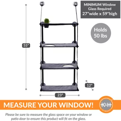 Product K&H Pet Products EZ Mount Window Kitty Sill Cat Perch