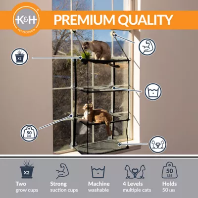 Product K&H Pet Products EZ Mount Window Kitty Sill Cat Perch