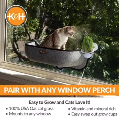 Product K&H Pet Products EZ Mount Window Cat Grass Grow Station