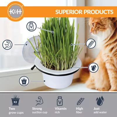 Product K&H Pet Products EZ Mount Window Cat Grass Grow Station